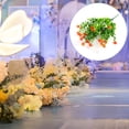 thumbnail image 3 of tredstone Fake Flower Plastic Plants Wall Pendent Outdoor Decorations Compact Size Functional Space Saving Home Decor Artificial Flowers Orange, 3 of 6