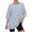 Blue stripe, variant on MOYIKO Striped T Shirts for Women 3/4 Length Sleeve Crewneck Casual Loose Fit Tees Summer Tops