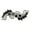 Black, variant on Gorgeous Emerald Green Crystal Hair Barrette Clip