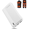 thumbnail image 2 of PYYAN-5V 2A Battery Pack Power Bank for Heated Vest, Heated Jackets, Heated Pants, 10000mAh Pocket Size Portable Charger for Heated Clothing, USB Heated Blankets, Heated Coats. (White), 2 of 3