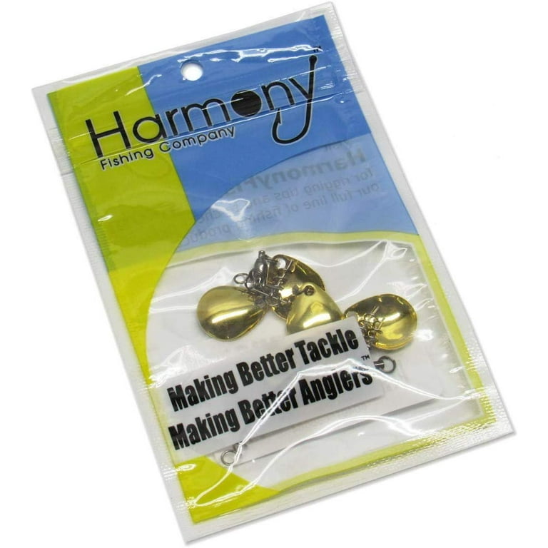 Harmony Fishing Company - [7 Pack Tail Spinners Hitchhikers for Soft  Plastic/senko Fishing Lures, Willow or Colorado Blade Colorado Blade 7  Pack, Gold