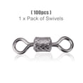 thumbnail image 1 of Pivot de Pêche, Accessoire de Pêche 100 Pcs Rotation Pivot de Pêche, Connecteur de Pêche pour Pêche, 1 of 8