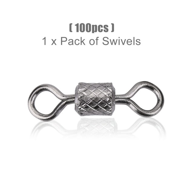 Rotate Fishing Swivel, Fishing Tackle Accessory High Strength Copper Fish  Barrel Fishing Tackle Durable Fishing Swiveling Rings, Fishing Connector  For Fishing 