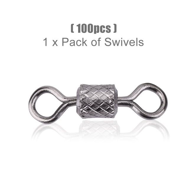 Pivot de Pêche, Accessoire de Pêche 100 Pcs Rotation Pivot de Pêche, Connecteur de Pêche pour Pêche