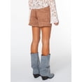thumbnail image 4 of Celebrity Pink Women's Porkchop Pocket Suede Short, Sizes XS-XXXL, 4 of 6