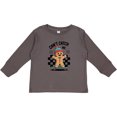 thumbnail image 3 of Inktastic Can't Catch Me Gingerbread Man Boys or Girls Long Sleeve Toddler T-Shirt, 3 of 5