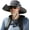 Dark Gray, variant on Solar Hat with Built in Fan, USB Solar Fan Cooling Hat, Wide Brim Sun Hat with Fan for Fishing Gardening Outdoor Summer Cooling Cap