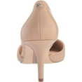 thumbnail image 3 of Sam Edelman Jaina Classic Nude Leather D'orsay Pointed Toe Slip On Dress Pumps (Classic Nude Leather, 7), 3 of 6