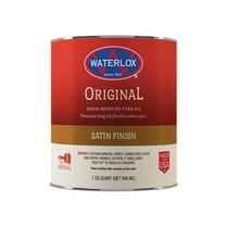 1826718 WOOD FINISH SATIN 1 QT Waterlox Satin Clear Oil-Based Wood Finish 1 qt (Pack of 6)