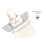 Bira Craft 3 Hole Punch, 4 Sheet Capacity, Mini/Pocket, Performance