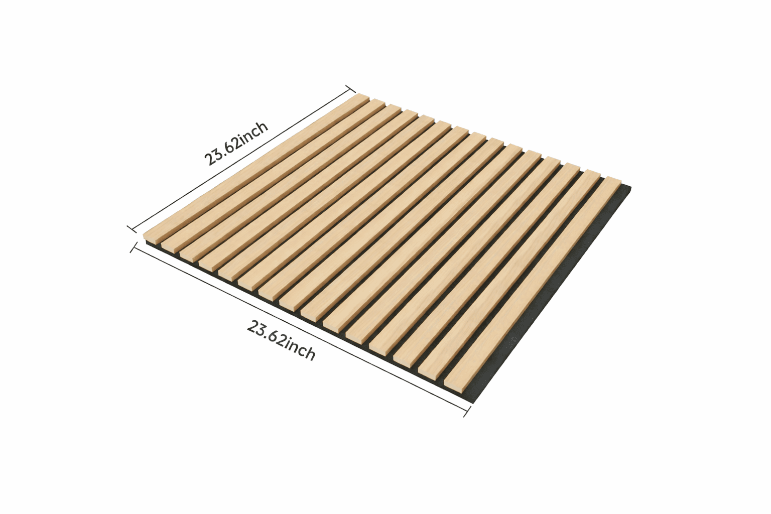 8‑Pack Oak Wooden Slat Acoustic Panels, 3D Groove Sound‑Absorbing Wall & Ceiling Boards, Flame‑Retardant Noise Reduction Panels for Office Bedroom Gym Kitchen Home Theater