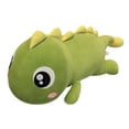 thumbnail image 4 of Lindo animal de peluche de peluche de peluche de juguete de peluche de dinosaurios suaves para espalda amarilla, 4 of 9