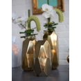 thumbnail image 3 of CPDD Gold Maven Ceramic Geometric Cylinder Vase - 8" Gold -, 3 of 6