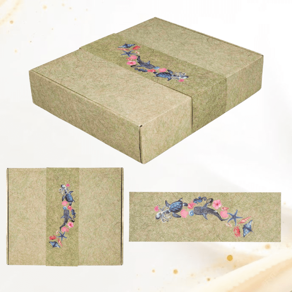 Biodegradable Urn for Human Ashes, Eco-Friendly Urn for Water or Earth Burial, Includes Water Soluble Ash Bag, Adult Size 3" H x 12" W x 14" L.