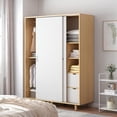 thumbnail image 5 of 2PCS Rectangular Recessed Concealed Handles, Embedded Design Sliding Door Handle with Screws, Stainless Steel Cabinet Pulls for Wardrobe Drawer (White-86mm), 5 of 5