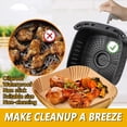 thumbnail image 2 of Air Fryer Disposable Paper Liners for CHEFMAN 2Qt Mini Air Fryer, Air Fryer Liners Air Fryer Parchment Paper Liners Non-Stick Oil Resistant, Waterproof, Food Grade Baking Paper, 2 of 8