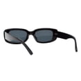thumbnail image 3 of Women's Sunglasses Retro Fashion Rectangular Classic Shades UV400 Black, 3 of 4