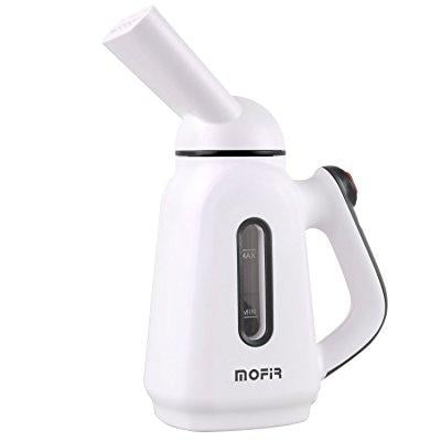 MOFIR Mini Travel Garment Steamer & Clothes Steamer 120ml | Portable, Handheld & Lightweight Lint & Wrinkle Remover with Continuous Steaming | For Linen, Shirts, Bedding, Suits, Curtains, More …