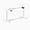 White, variant on Desky Single Sit Stand Desk Frame - White
