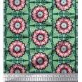 thumbnail image 1 of Soimoi Cotton Poplin Fabric Stripe & Mandala Decorative Decor Fabric Printed Yard 42 Inch Wide, 1 of 1