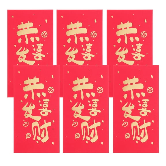 6pcs Red Envelope Year Red Envelopes Chinese Style Lucky Money Envelopes Cash Envelopes