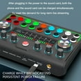 thumbnail image 3 of Auditory Live Broadcast Sound Card For Dynamic Mic Plugs Play Operation, 3 of 13