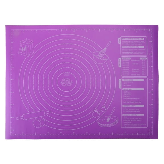Silicone Pastry Mat for Rolling Dough Non Slip for Extra Large Nonstick Pastry Baking Mat with Measurement Dough Rolling