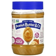 Angle View: Peanut Butter & Co., Mighty Maple, Peanut Butter Blended with Yummy Maple Syrup, 16 oz (pack of 1)