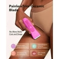 thumbnail image 3 of Maquinilla de afeitar MANSPOT LADYSPOT para mujer, impermeable y seca, 3 of 6