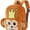 Prince Monkey, variant on ATAIKU Toddler Backpacks for Boys and Girls 2-5 Years, 10 Inch Plush Backpack 3D Animal Cartoon Mini Backpack for Preschool Kindergarten - Elephant