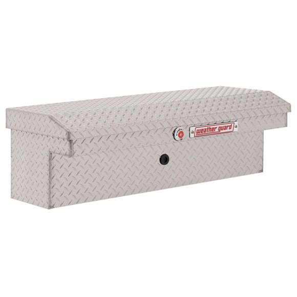 Weather Guard Tool Box 180-0-04 Lo-Side; Low Profile; Single Lid; Clear; Aluminum; 3 Cubic Feet Capacity