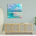 thumbnail image 2 of Stupell Industries Umbrella Beachscape Watercolor Mirage Painting Gallery Wrapped Canvas Print Wall Art, Design by Paul Brent, 2 of 7