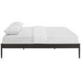 thumbnail image 2 of Modern Contemporary Urban Design Bedroom Queen Size Platform Bed Frame, Brown, Metal Steel, 2 of 5