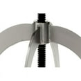 thumbnail image 2 of Sunpan Colby 26.5 - 33.5" Modern Metal Adjustable Stool in Silver/Chrome, 2 of 2