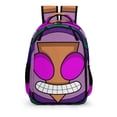 thumbnail image 6 of Invader Zim School Bag Laptop Backpack Bookbag Satchel Multipurpose Large Capacity Daypack Adjustable Travel Bag Rucksack, 6 of 6