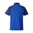 thumbnail image 5 of Team 365 TT21C Men's Command Snag-Protection Colorblock Polo-Sport Royal/ Sport Dark Navy-L, 5 of 6