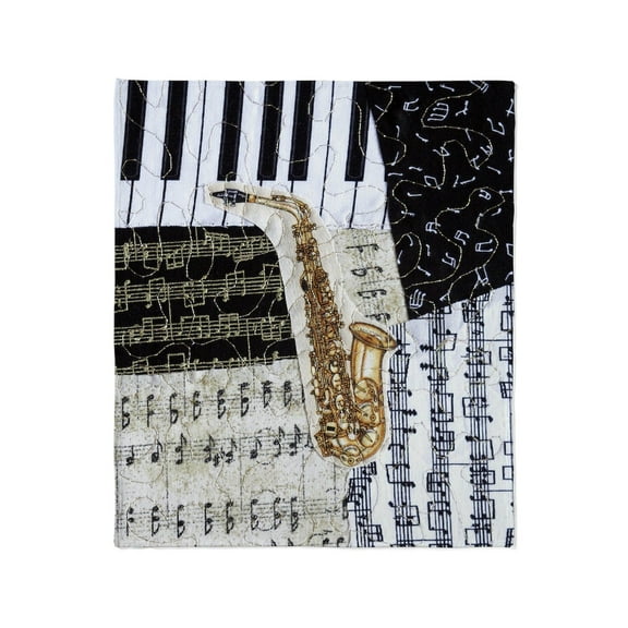 CafePress - 0555 Sax Throw Blanket - Soft Fleece Throw Blanket, 50"x60" for All Ages