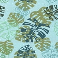 thumbnail image 1 of Ahgly Company Machine Washable Indoor Square Transitional Blue Lagoon Blue Area Rugs, 7' Square, 1 of 7
