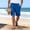 (Casual 20)Blue, variant on Solid Color Shorts for Men Casual Breeches Fashion Summer Pocket Bandage Elastic Waist Breathable Short Pants