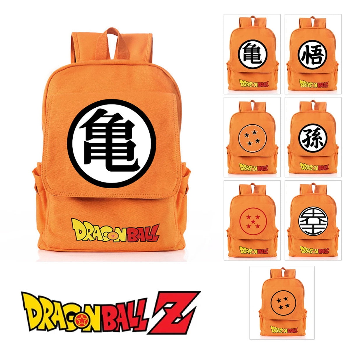 Anime Dragon Ball Super Saiyan Goku Schoolbag Cartoon Student Backpack Cute  Anime Teenager Birthday Children's Gift-C 