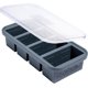 thumbnail image 1 of Moldes de silicona para congelador de 1 taza con tapas: recipiente fácil para preparar comidas y solución de almacenamiento en la cocina: bandejas de silicona para congelador con tapas para, 1 of 8