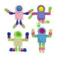 thumbnail image 1 of Juguetes sensoriales, robot transformable con cadena, juguete para los dedos, regalos para bolsas de sorpresas, cumpleaños, San Valentín, para niños, para el aula., 1 of 7
