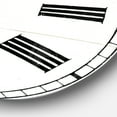 thumbnail image 3 of Designart 'Cow Portrait Country Life' Farmhouse wall clock, 3 of 3