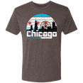 thumbnail image 1 of City of Chicago Skyline Sunset Tri-Blend Tee by ThirtyFive55, 1 of 2