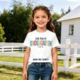 thumbnail image 2 of JAJAHO Kindergarten Graduation T Shirt Kids Toddler Happy Graduation Letter Graphic Tees For Boys Girls Short Sleeve Crew Neck Top, 2 of 4