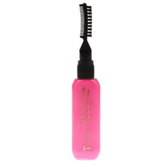 Bunblic 6xDisposable Hair Color Chalk Dye Tint Highlight Streak Mascara Pink 6 Pcs