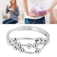 thumbnail image 3 of Bead Stress Relief Ring, 3 Layer Fashionable Anxiety Ring  For Dating, 3 of 8