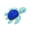 Blue, variant on Squeaky Dog Chew Toy Turtles With Textured Design For Pet Dog Teething Chewing