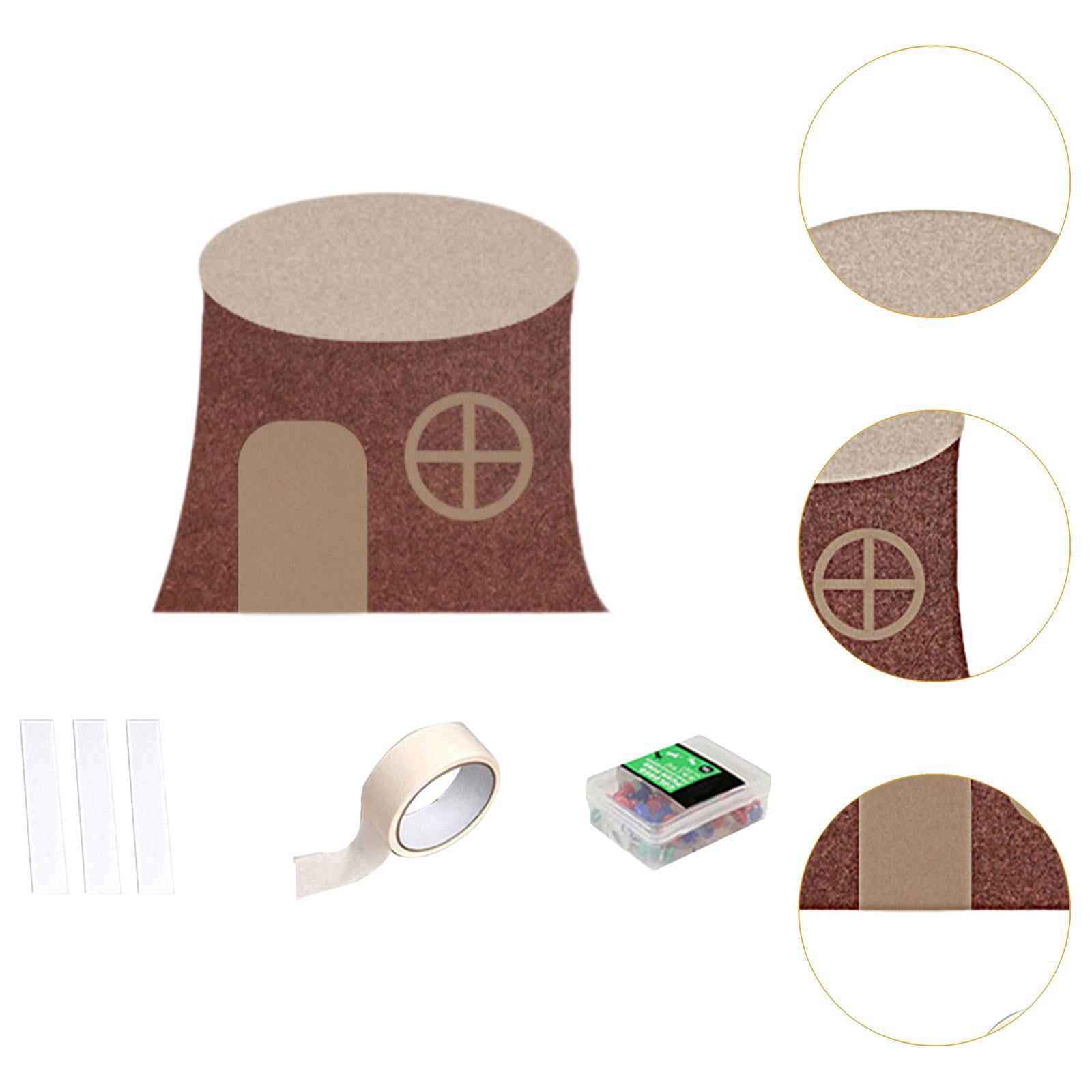 Baoblaze Felt Bulletin Board Display Photos Thickened Decorative Bedroom Drawing Room Stump
