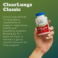 thumbnail image 4 of RidgeCrest Herbals ClearLungs Classic, Natural Lung and Nasal Daily Health Supplement for Bronchial, Respiratory, Immune, Sinus, and Mucus Wellness Support, Herbal Formula (60 Caps, 30 Serv), 4 of 7